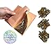 Gold Leaf Sheets for Slime - 150 Imitation Gold Leaf Sheets, Foil Paper Sheets for Gilding, Gold Leafing, Crafting, Decorations, Furniture, 5.5