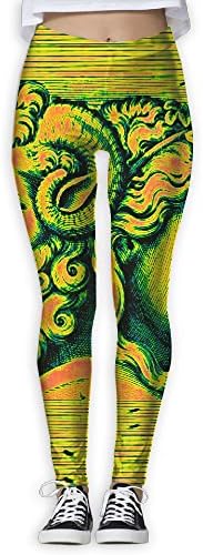 Goalkeeper Double Headed Janus Women's Straight Yoga Pants Stretch Slim Skinny Solid Trousers Sports