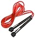 Garage Fit 9' Adjustable PVC Jump Rope for Cardio Fitness - Versatile vinyl jump rope for both kids and adults great jump rope for exercise (Red)