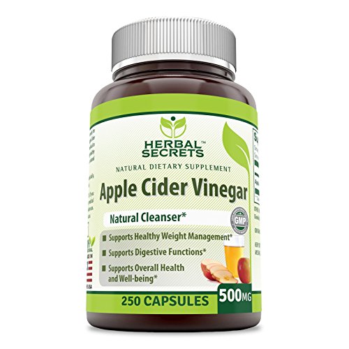Herbal Secrets Apple Cider Vinegar 500mg 250 Capsules