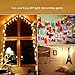 Wowcare 98FT 300 LED Indoor String Lights Warm White, Plug in String Lights 8 Modes Waterproof for Outdoor Christmas Wedding Party Bedroom