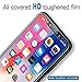 Pulais pulai Tempered Glass 3D Full Coverage Film HD Clear Cover Bubble Free Screen Protector (Anti-Scratch) for iPhone X/10 - Black - 2 Piece