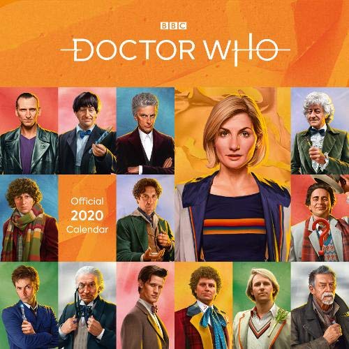 Doctor Who Classic Edition 2020 Calendar - Official Square Wall Format Calendar by