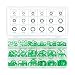 Neiko 50445A O-Ring Rubber Assortment Kit Set with Holder Case | SAE and Metric | 270 Pieces Variety Pack, Combination primary