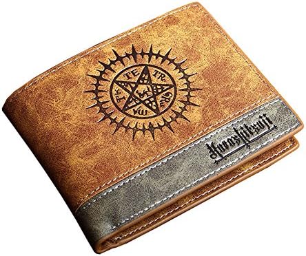 Black Butler Multi-Card Compact Center Flip Bifold Wallet