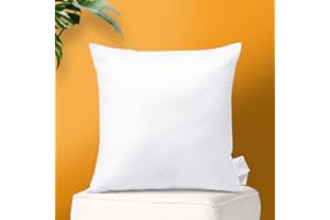 OTOSTAR Throw Pillow Inserts 18x18 Inch Premium Decorative Bedding Pillow Inserts Decorative Square Form Pillows for Couch Be