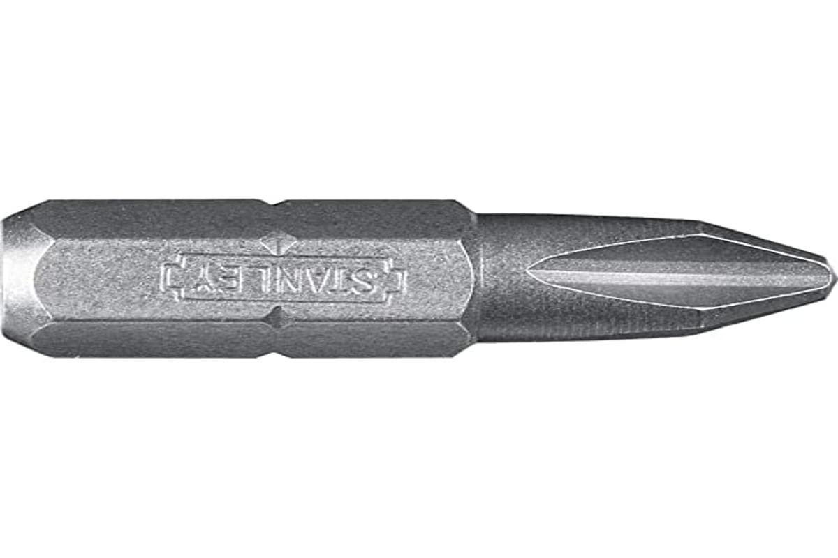 Stanley 168946B Phillips 2 Point Bit 25mm (25 Pieces)