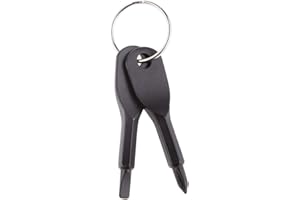 Keychain Stainless Mini Screwdriver Multifunctional Ideal for Home Or Accessory for Outdoor Activities Black Convenient and P