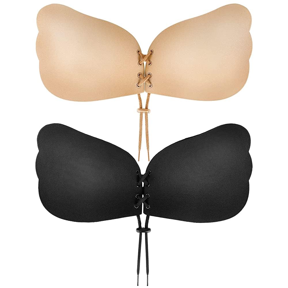 Cmojsk Sticky Bra, Backless Strapless Bra Push