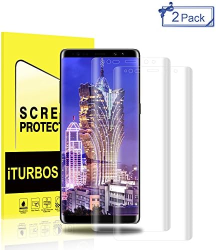 Galaxy Note 8 Screen Protector [2-Pack],iTURBOS Full Screen Coverage 3D PET HD Screen Protector Film for Samsung Galaxy Note 8.