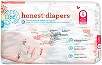 The Honest Company Disposable Diapers for Newborn, Giraffe,  40 Count