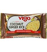 Vigo Authentic Coconut Ginger Rice, Imported Jasmine, 8oz (Coconut Ginger, 8 Ounce (Pack of 12))