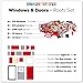 The Wonderland Company 324 Piece Windows, Doors, and Roof Tiles Set - Tight Fit with Major Brands.