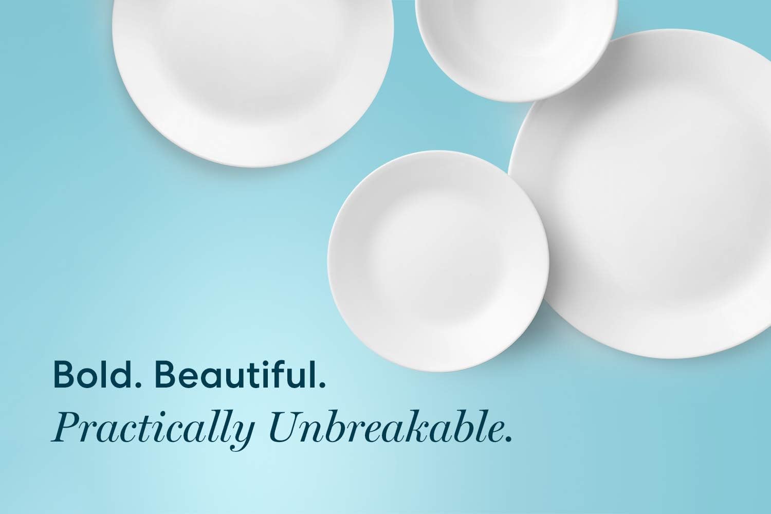 Corelle Dinner Plates, 8-Piece, Winter Frost White: Kitchen & Dining
