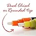 Chef Remi Liquid Chalk Marker Pens, Dry Paint Erasable Fine Tip Markers for A-Board, Bistro Chalkboard, Whiteboard or Restaurant Window, Set of 8