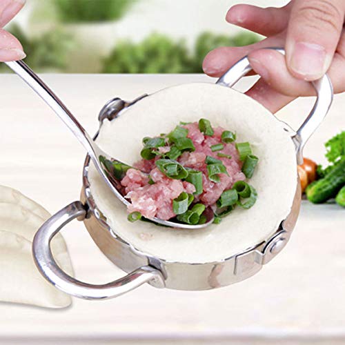 Evaliana Stainless Steel Dumpling Maker Dough Cutter Pie Mold Pastry Tool