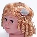 KOONY Baby Girls Hair Clips Hair Bow Barrettes Alligator Clips Hair Accessories (Silver)