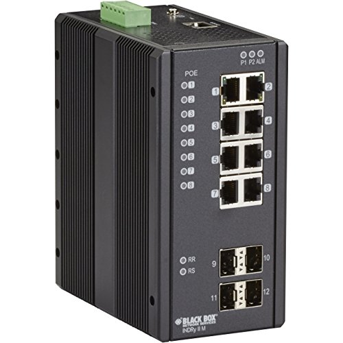 ENET POE+ INDUSTRIAL SWITCH MGD