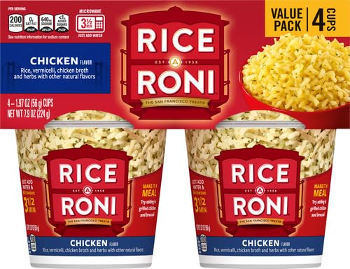 RICE-A-RONI 4PK CUPS- CHICKEN