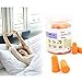 Faskelin Soft Sound Blocking Ear Care Earplugs Sleep Noise Cancelling Ear Plugs for Women and Men, 20 Pairs, NRR 31, Small Reusable Foam Ear Plugs for Sleeping, Snoring, Working and Shooting Sports