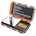 (Newest) Digital Pocket Scale, 200g-0.01g Mini Scale, Highly Accurate Multifunction with Premium Stainless Steel Finish, LCD Backlit Display, 6 Units, Auto Off, Tare (Orange,Battery Included)