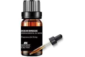 ANTAL HAYAT Ocean Breeze Diffuser Oil 10ml - Home Luxury Scents Refill - Inspired by Ritz Carlton Scent Diffuser Oil - Botanical Jasmine, Bergamot & Fresh Marine Note - Hotel Scents for Home Diffuser - Hotel Oil