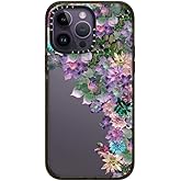 CASETiFY Impact iPhone 14 Pro Max Case [4X Military Grade Drop Tested / 8.2ft Drop Protection] - My Succulent Garden by Monika Strigel - Glossy Black