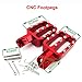 TC-Motor Red CNC Aluminum Footpegs Footrest Foot Rest Foot Pegs For Chinese CRF50 XR50 CRF70 SSR Thumpstar Linfan BSE Kayo Pit Dirt Motor Bike Motorcycle