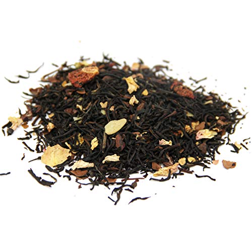 Quertee - "Schoko-Mandel" Bio Schwarztee mit Schokoladen-Erdbeer Geschmack (200 g) – Bild 3