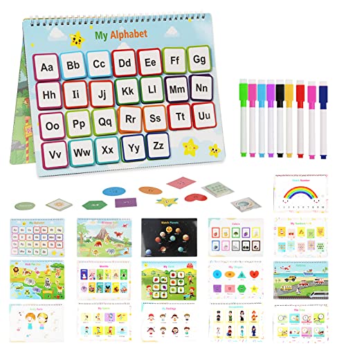 Busy Book for Toddlers 24, Preschool Learning Activities Montessori