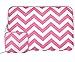 Mosiso Chevron Laptop Sleeve Bag with Small Case for 13 Inch MacBook, Light Pink