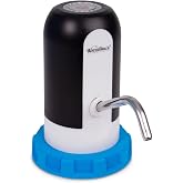 WaterBrick International Automatic Water Dispenser Attachment for WaterBrick Water Storage Container | Button Operated Rechargeable Water Pump for Beverage Dispenser | BPA-Free Materials