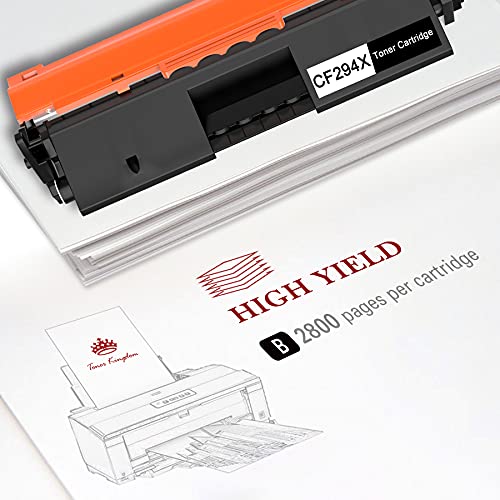 Toner Kingdom CF294X Compatible Toner Cartridge for HP 94X CF294X for Laserjet Pro MFP M148dw M148fdw M148, Laserjet Pro M118dw M118 (Black, 2-Pack)