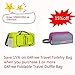 G4Free Hanging Travel Toiletry Bag Cosmetic Makeup Bag Carry On Pouch Luggage Shaving Kit Bathroom Shower Organizer