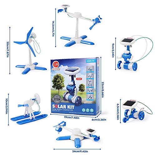 CIRO solar science kit 6-in-1 educational STEM learning building toys for kids