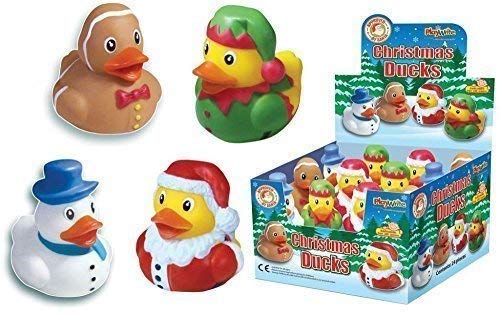 3 X 12 X Christmas Rubber Bath Ducks