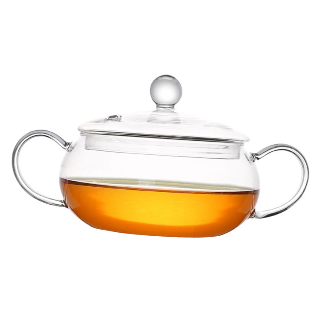 Photo 1 of OKUMEYR Glass Saucepan with Lid Stovetop Glass Pots Clear Clear Saucepan s with Lid Serving Baby With Cover s Surface High Borosilicate s