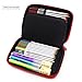 SOOCUTE Elegant Fox Hardtop Pencil Holder Cute EVA Pencil Case With Big Capacity For Kids (Black)