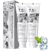 7.5% Nano Hydroxyapatite Toothpaste, Fluoride-Free Formula with Natural Mint for Fresh Breath, Deep Cleaning for Daily Oral Care (4.2 Fl Oz (Pack of 2))