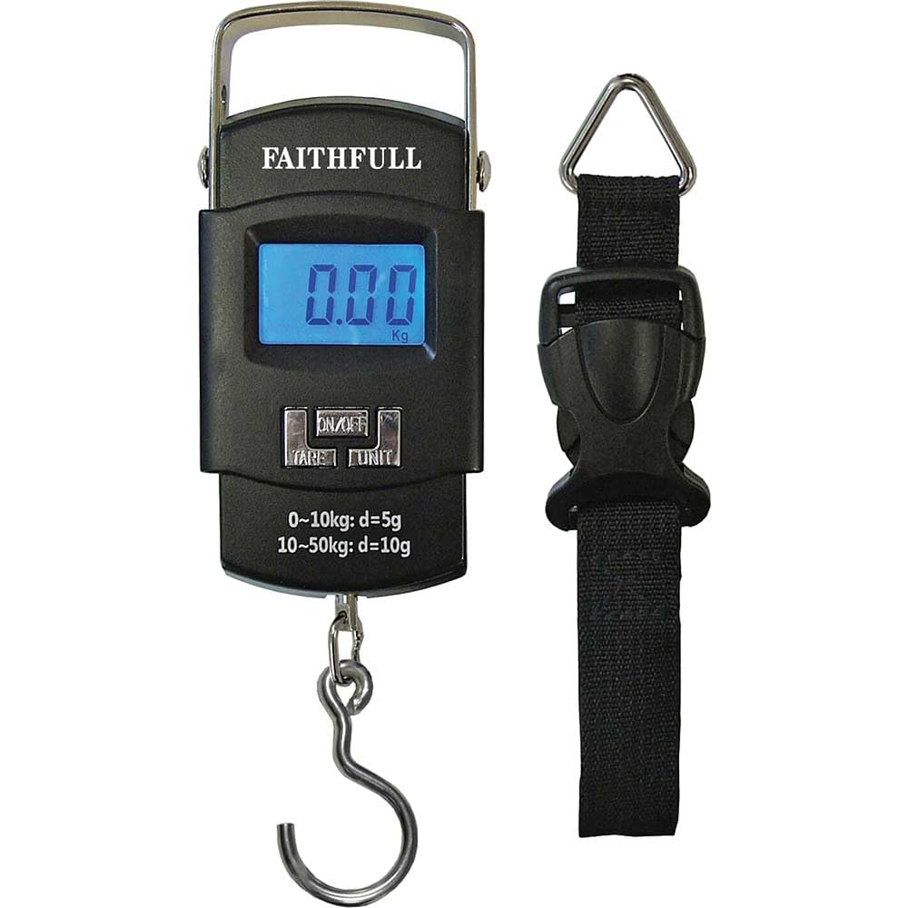 Faithfull SCALE50KG 0-50Kg Portable Electronic Scale