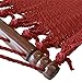 Jumbo Caribbean Hammock - 55 INCH - Soft-Spun Polyester (red)