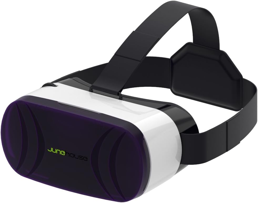 JUNEHOUSE 3D Virtual Reality VR Headset Glasses for Android and Apple Smartphones fits 4"~6" with Bluetooth Touchpad for Android