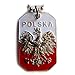 POLAND FLAG POLISH EAGLE POLSKA CREST PENDANT DOG TAG ARMY BALL CHAIN NECKLACE