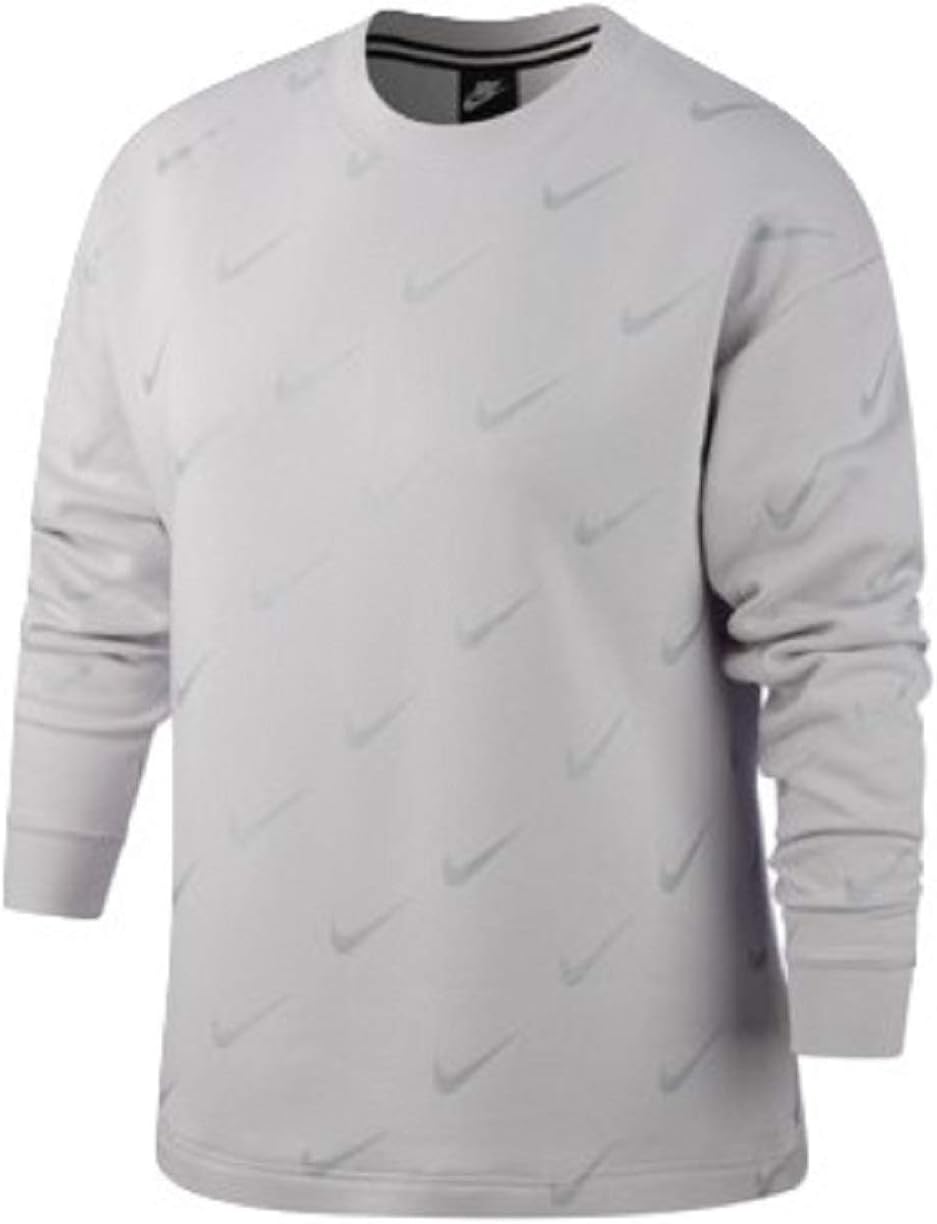 nike sportswear rally women's print metallic crew