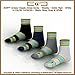 ZOM Unisex Classic Dress Socks with No-Loss Snap,7 Pair for All Week Use-Weekly Ankle High-White 10-13) Fit (6-12.5)