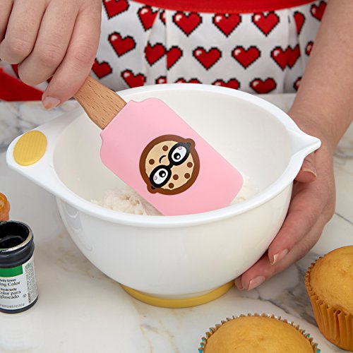 Wilton ROSANNA PANSINO Wilton Nerdy Nummies Silicone Spatulas, 2Count