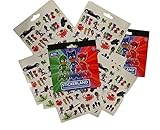 PJ Masks Stickers Party Favors - Bundle of 12 Sheets 240+ Stickers! PJ Masks Catboy, Owlette, Gekko, Night Ninja