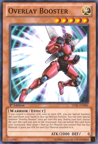 Yu-Gi-Oh! - Overlay Booster (LVAL-EN006) - Legacy of the Valiant - 1st Edition - Common