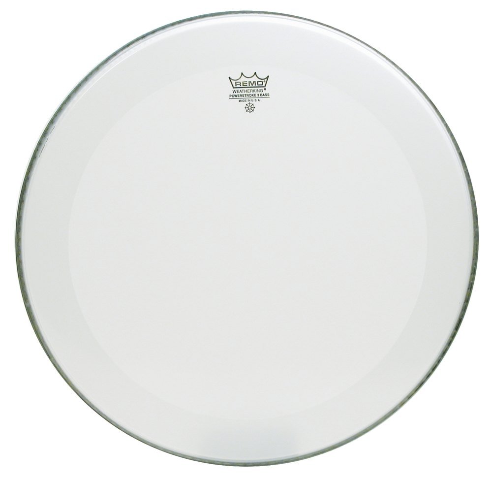 Remo Powerstroke 3 P3-1223-C1 Bass Drum Head 23 Inches White Smooth