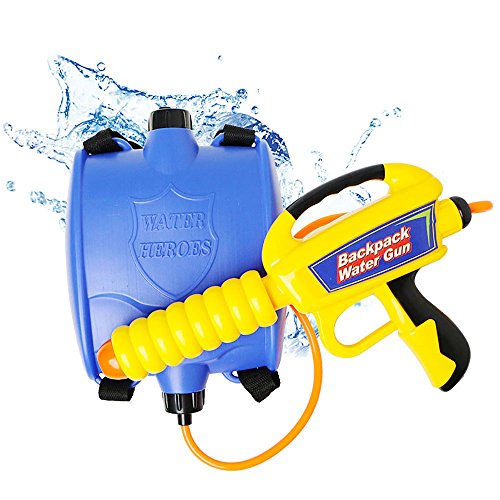 Backpack Water Guns Super Blaster Backpack Squirt Gun with Tank Water Shooter Far Range for Kids Water War Summer Vacation Swimming Pool Beach Game Toy